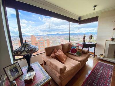 Se arrienda apartamento amoblado con hermosa vista en Sierras de Moral, 240 mt2, 3 habitaciones