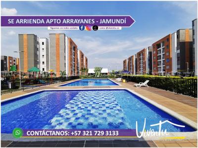 Apartamento En Arriendo En Jamundi En Alfaguara A106105, 56 mt2, 3 habitaciones