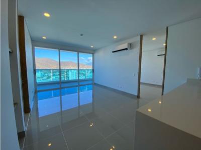 Apartamento para estrenar en primera línea de mar santa Marta, 98 mt2, 2 habitaciones