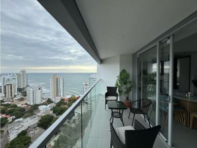 Apartamento amoblado con vista al mar, 76 mt2, 2 habitaciones