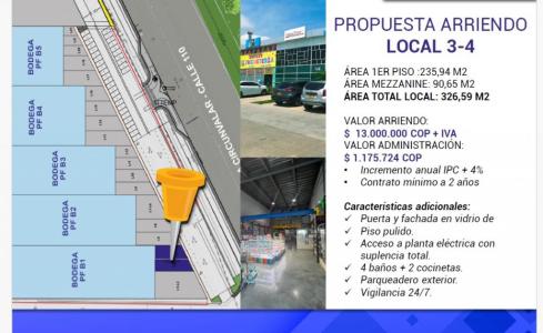 Local En Arriendo En Barranquilla En Circunvalar A148314, 326 mt2