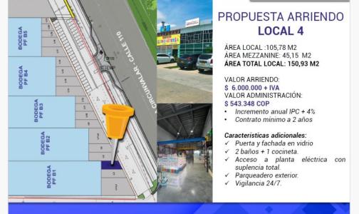 Local En Arriendo En Barranquilla En Circunvalar A148315, 150 mt2