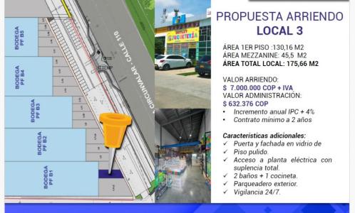 Local En Arriendo En Barranquilla En Circunvalar A148316, 175 mt2