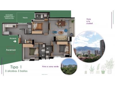 Asdesillas - Apartamento 801 - En venta, 3 habitaciones