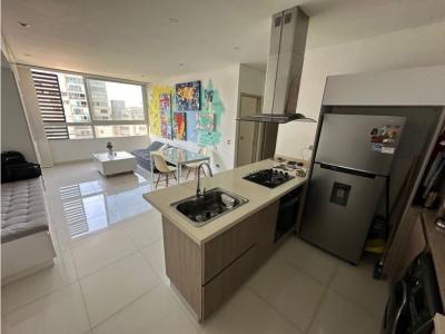 Apartamento en venta, sector Villa Santos., 63 mt2, 2 habitaciones