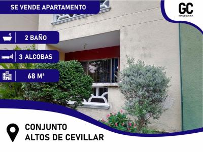 Se vende apartamento en el Conjunto residencial Altos de cevillar., 68 mt2, 3 habitaciones