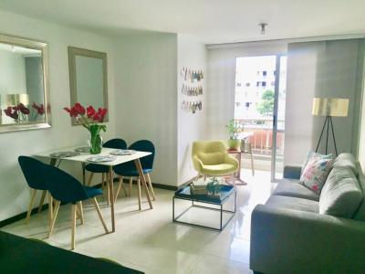 Apartamento En Venta En Cali En La Hacienda V15231, 58 mt2, 2 habitaciones