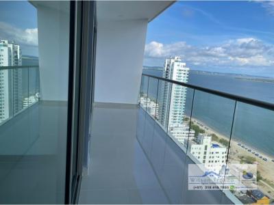 Apartamento en venta, Castillogrande, vista al mar, Cartagena, 71 mt2, 1 habitaciones