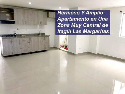 HERMOSO, AMPLIO ACOGEDOR APARTAMENTO EN ITAGÜÍ MARGARITAS, 95 mt2, 3 habitaciones