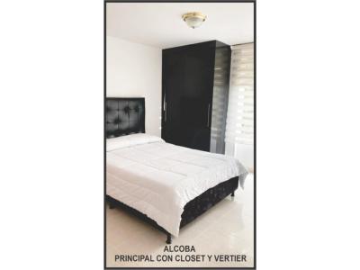 VENTA DE APARTAMENTO, LOMA DE LOS BERNAL, MEDELLIN., 90 mt2, 3 habitaciones