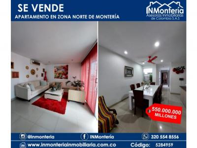 SE VENDE APARTAMENTO  EN BARRIO LA CASTELLANA MONTERIA, 184 mt2, 3 habitaciones