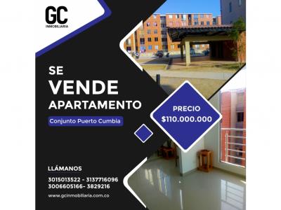 Apartamento en venta - Conjunto Residencial Puerto Cumbia, Soledad., 42 mt2, 2 habitaciones