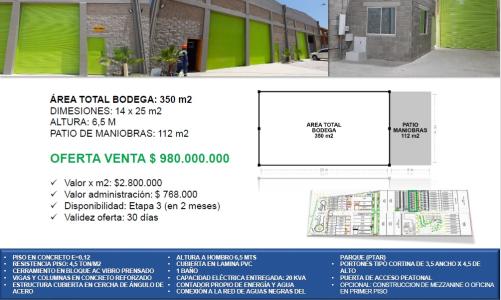 Bodega En Venta En Galapa V148342, 350 mt2