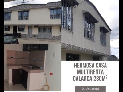 HERMOSA CASA MULTIRENTA EN CALARCA 2002, 280 mt2, 9 habitaciones