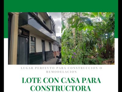 CASA LOTE EN EL GRANADA PARA CONSTRUCTORA REF 1888, 10 habitaciones