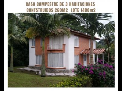 CASA CAMPESRE EN CONDOMINIO , 160 mt2, 3 habitaciones