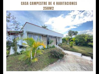 CASA CAMPESTRE DE 4 HABITACIONES VIA CIRCASIA, 250 mt2, 4 habitaciones