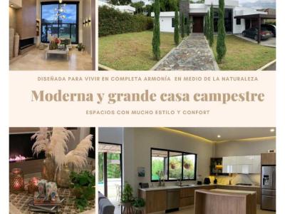 CASA CAMPESTRE EN CONDOMINIO PARA LA VENTA AUTOPISTA DEL CAFE REF 3659, 390 mt2, 3 habitaciones