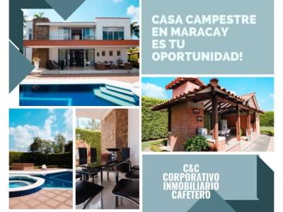 CASA CAMPESTRE EN MARACAY OPORTUNIDAD DE NEGOCIO, 470 mt2, 5 habitaciones