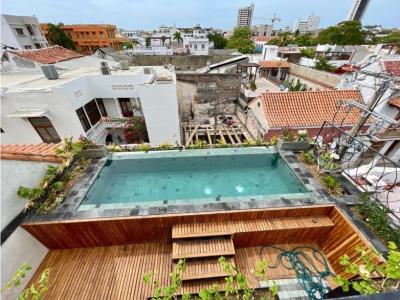 En Cartagena Vendo hermosa casa en Getsemani amoblada, 385 mt2, 5 habitaciones