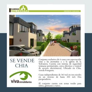 Casa Condominio En Venta En Chia V74849, 295 mt2, 4 habitaciones