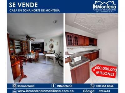 SE VENDE CASA + APARTAMENTO EN BARRIO VERSALLES MONTERIA, 285 mt2, 4 habitaciones