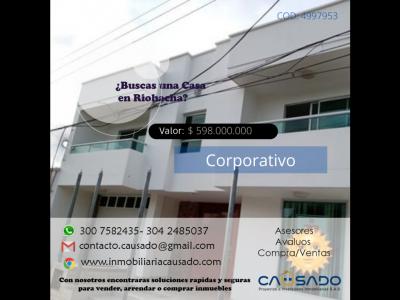 CASA EN VENTA, BARRIO COOPERATIVO, RIOHACHA , 240 mt2, 5 habitaciones
