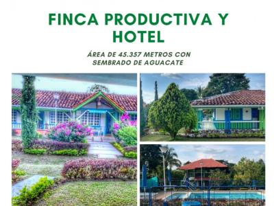 FINCA HOTEL PARA LA VENTA EN LA TEBAIDA , 550 mt2, 5 habitaciones