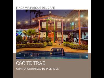 FINCA ENTRE EL MONTENEGRO Y PARQUE DEL CAFE 4913 , 300 mt2, 8 habitaciones
