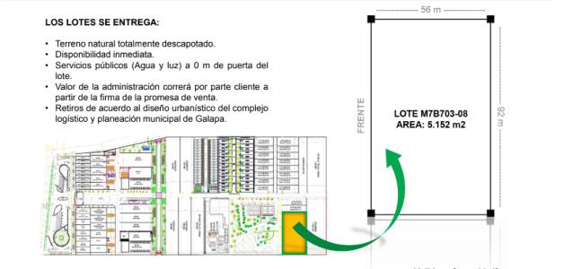 Lote En Venta En Galapa V148307, 5152 mt2