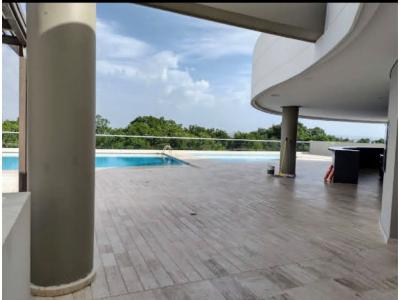Venta de penthouse en Cartagena sector exclusivo, 240 mt2, 3 habitaciones
