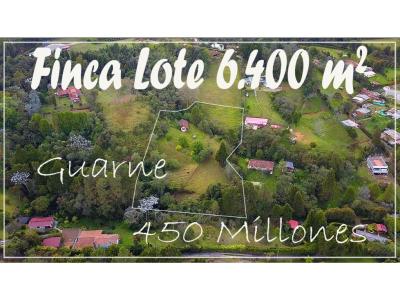 Finca Lote En Guarne Sector Alto De Medina 6.400 m², 6400 mt2
