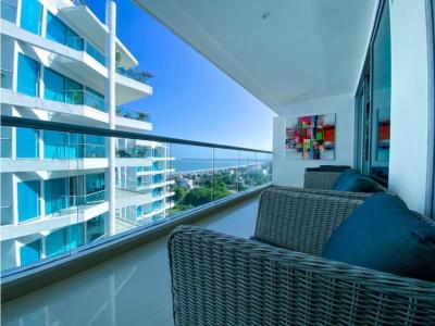 En Cartagena zona de la boquilla vendo apartamentoturisyico, 85 mt2, 2 habitaciones