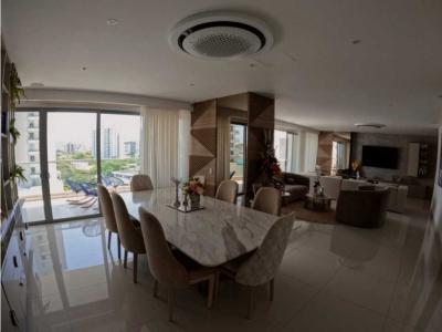 Vendo lujoso Apartamento amoblado exclusivo sector de Santa Marta, 344 mt2, 3 habitaciones
