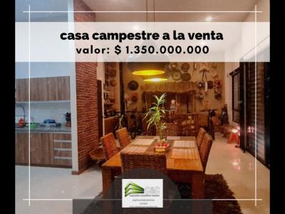 CASA CAMPESTRE EN CONJUNTO EN EL CAIMO 2036, 250 mt2, 4 habitaciones