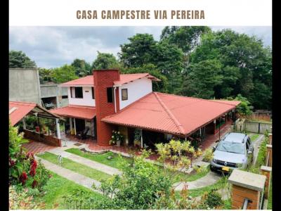 CASA CAMPESTRE VIA PEREIRA, 190 mt2, 3 habitaciones