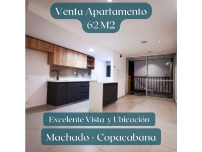 Apartamento en Venta para estrenar en machado Copacabana, 62 mt2, 3 habitaciones