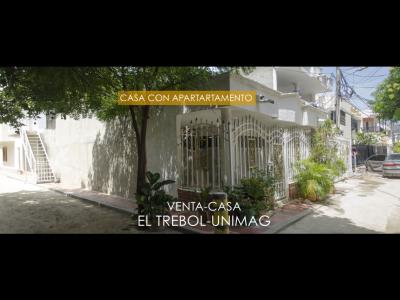 Casa con Apartamento Urbanización El Trébol, Santa Marta, 150 mt2, 3 habitaciones