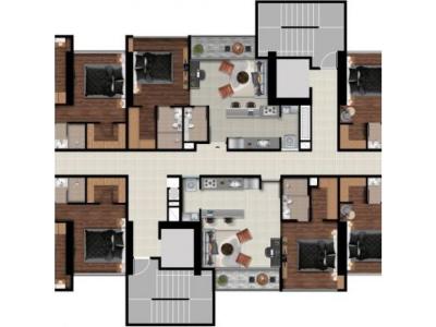 Apartamento en Venta  Loma del indio , 60 mt2, 2 habitaciones