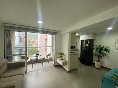 Venta apartamento en Loma de Los Bernal, Medellín, 58 mt2, 2 habitaciones