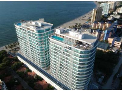 Apartamento amoblado  en piso 11, 117m2, vista al mar, bello horizonte, 117 mt2, 2 habitaciones