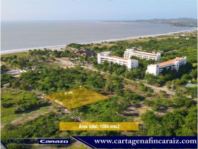  de terreno cerca al Mar Caribe Manzanillo del mar Cartagena, 1804 mt2