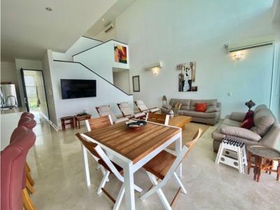 Venta apartamento penthouse duplex Karibana Beach & Golf Cartagena, 203 mt2, 3 habitaciones
