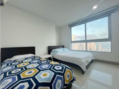 En Cartagena Vendo frente al mar  Bocagrande apartamento, 115 mt2, 3 habitaciones