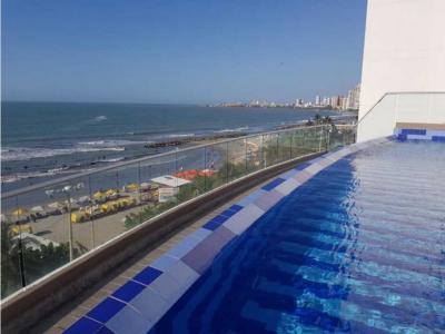 Venta apartamento en Cartagena sector Bocagrande, 92 mt2, 2 habitaciones