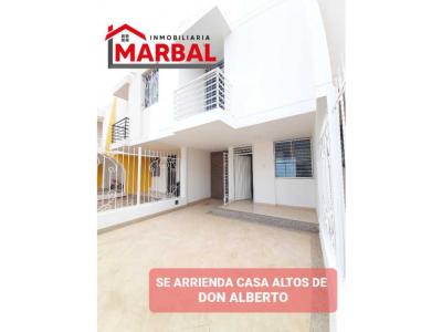SE ARRIENDA CASA ALTOS DE DON ALBERTO, 90 mt2, 3 habitaciones