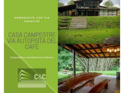 FINCA TIPO CAMPESTRE VIA AUTOPISTA DEL CAFE 3686 , 320 mt2, 4 habitaciones