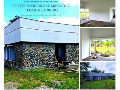 PROYECTO DE CASAS CAMPESTRE VIA TEBAIDA- QUINDIO 0025, 180 mt2, 3 habitaciones