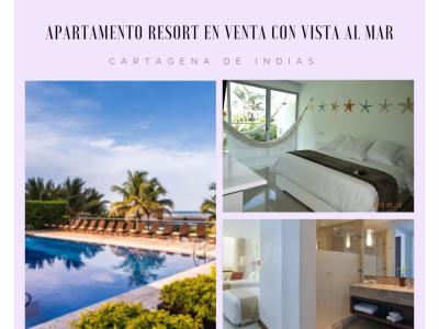 Apartamento resort VENTA- RENTA  Cartagena de Indias 9626, 120 mt2, 2 habitaciones