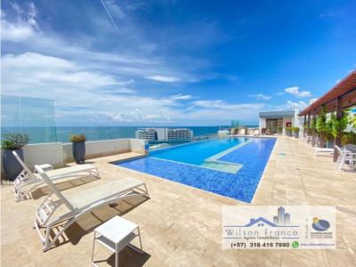 Apartamento En Venta, vista al mar, Cielo Mar, Cartagena, 118 mt2, 3 habitaciones